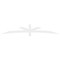 Ekena Millwork Alberta Architectural Grade PVC Gable Bracket, 108"W x 18"H x 2"D x 4"F, 4/12 Pitch GBP108X18X0204ALB00 - alternate 2